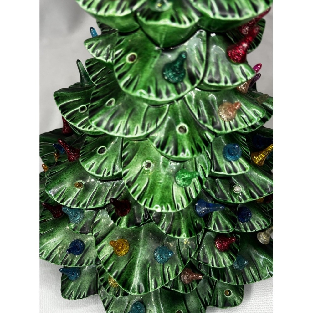 1964 Arnel's Mold Ceramic Christmas Tree 13" - Please Read! - Picture 3 of 6